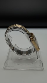 OSCO Damenuhr 1950er, Walz-Gold-Double, Flexband Foto 4