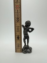 Zinnfigur musizierender Putto mit Geige, Italien Foto 6