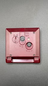 Junghans Reisewecker Vintage, Klappuhr Bordeaux, Quarz Foto 7