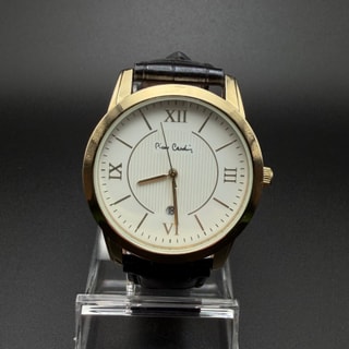 Pierre Cardin Herrenuhr, Quarz mit Lederarmband