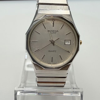 Dugena Surf Herrenuhr, Quarz, 80er Jahre, Edelstahl